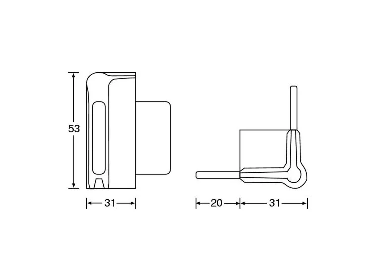 Adam Hall Hardware Easy Case - Corner for Lidmaker black 